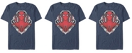 Fifth Sun Marvel Men's Spider-Man Morphed Spidey Tech Badge Short Sleeve T-Shirt